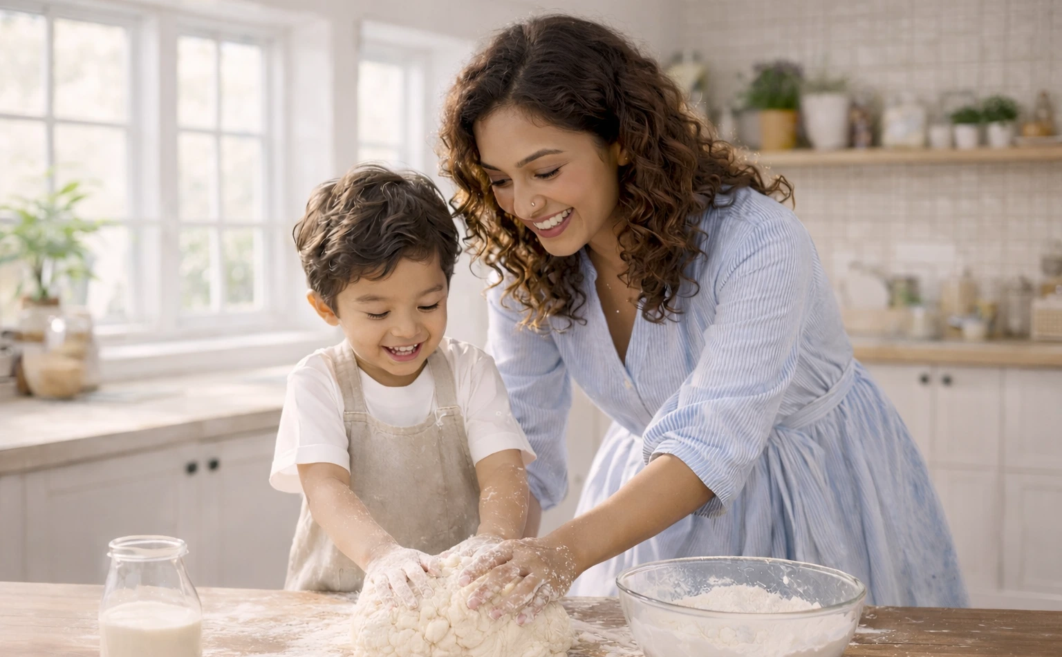 Ar dan Brand Philosophy - Mother and son sharing a moment of trust and care